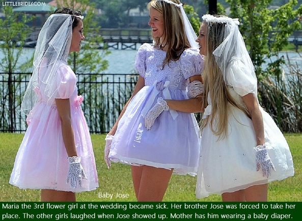 Humiliated 4 - Six new Baby Butch cappies about various humiliating situations., Flower Girl,Gloves,Baby Girl,Dominate, Adult Babies,Feminization,Identity Swap,Sissy Fashion