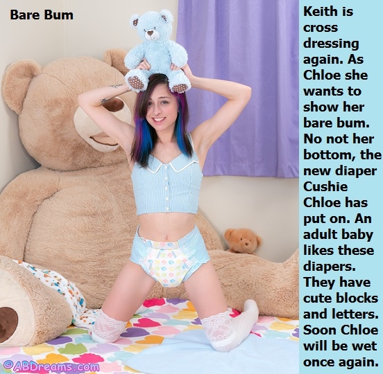 Keith As Chloe - Dressing up as a sissybaby can be great fun. Beth and Chloe cappies included., Transgender,Sissybaby,Diaper,Baby Girl, Adult Babies,Feminization,Identity Swap,Sissy Fashion