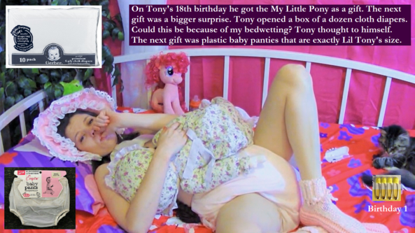 Two Stories - Two short stories about becoming a sissybaby., Birthday,Shot,Regression,Bed Wetting, Adult Babies,Feminization,Identity Swap,Sissy Fashion