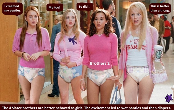 Brothers 1 - 2 - Brothers become sisters and are diapered afterward., Sissy,Sissybaby,Mommy,Dominate, Adult Babies,Feminization,Identity Swap,Sissy Fashion