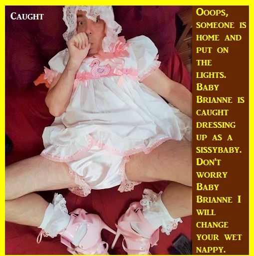Cruise 1 - 2 - John goes on a cruise as Robyn-Ann. Two more baby girl captions added., Cruise,Diapers,Caught,Sissybaby, Adult Babies,Feminization,Identity Swap,Sissy Fashion