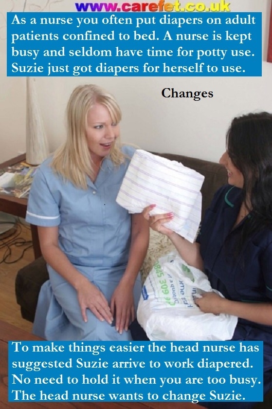 Nappy Needed - There are times when a nappy is needed. Bonus schoolgirl cappie included., Nurse,Schoolgirl,Stepfamily,Dominate, Adult Babies,Feminization,Identity Swap,Sissy Fashion