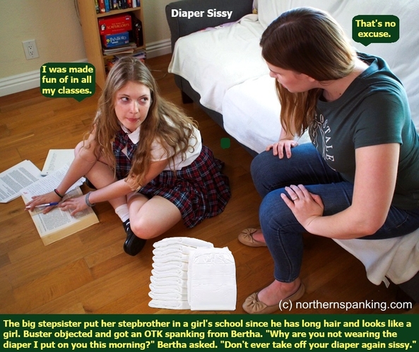 DIAPER TIME 2 - Any time is a good time to be put in a diaper. Force may be used if needed., Babysitter,Nurse,Stepsister,Mommy,Matron, Adult Babies,Feminization,Identity Swap,Sissy Fashion,Diaper Lovers