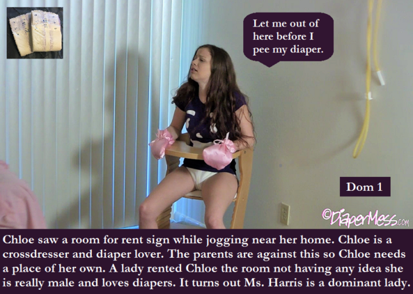 Chloe's Life - New cappies about the life of Chloe who is a sissybaby., Sissybaby,Nanny,Lesbian,Diaper, Adult Babies,Feminization,Identity Swap,Sissy Fashion