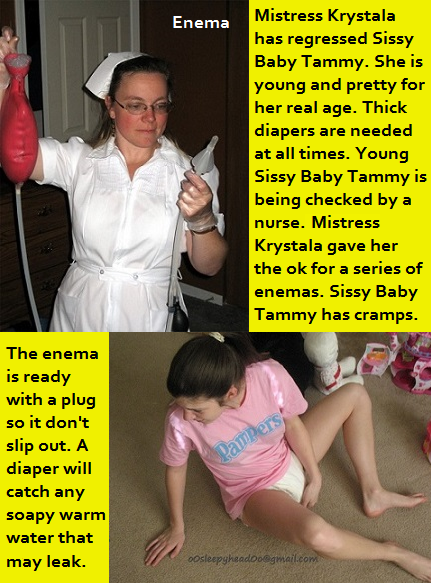 TWO CAPPIES - I made a cappie for Krystalassissy and one for Shamrock., Nurse,Enema,Diaper, Adult Babies,Feminization,Humiliation,Diaper Lovers