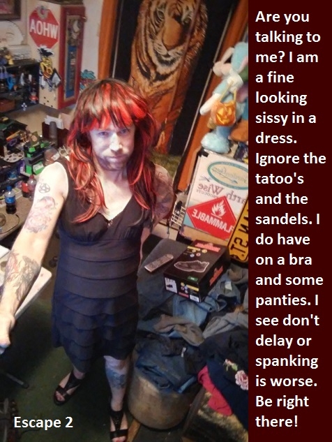 Keligorose - Keligorose gets herself in some unusual situations. Sometimes a sissy does this., Spanking,Sissy,Sissybaby,Dominate, Adult Babies,Feminization,Identity Swap,Sissy Fashion