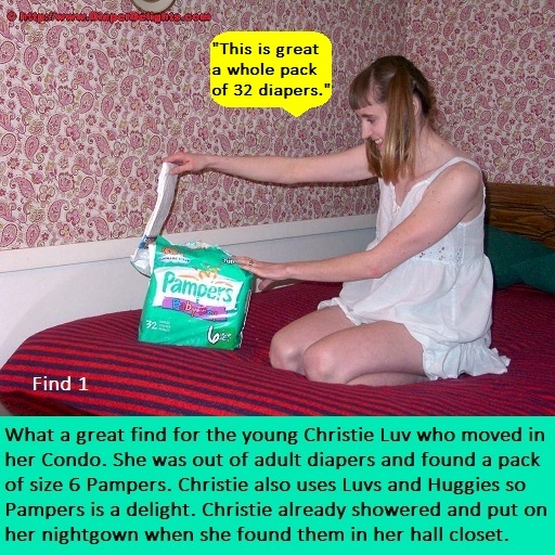 Find 1 - 2 - I posted a 2 cappie story about our Webmissy. Bonus Trevor and Jessybaby cappies added., Daycare,Diaper,Sissybaby,Pampers, Adult Babies,Feminization,Humiliation,Diaper Lovers