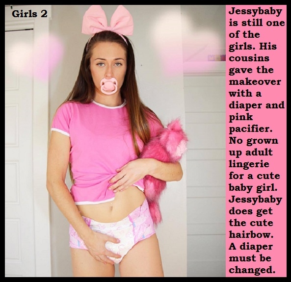 Happy Days - When you are put in diapers as an adult these are happy days., Nurse,Babysitter,Cousins,Diapers,Dominate, Adult Babies,Feminization,Identity Swap,Sissy Fashion