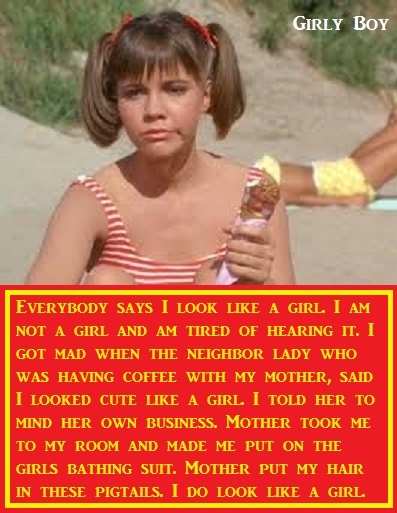 Mini Series - Gidget - Here is Baby Butch's version of the old show Gidget. Should have been AB Gidget or Sissy Gidget., Panties,Sissy,Cross Dress,Feminized, Adult Babies,Diaper Lovers,Breast Feeding,Wetting The Bed