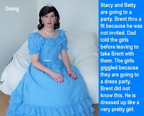 Various Themes 1 - I have posted 9 cappies made with various themes and stories., Dress Up,Diaper,Spank,Dominate, Adult Babies,Feminization,Humiliation,Diaper Lovers