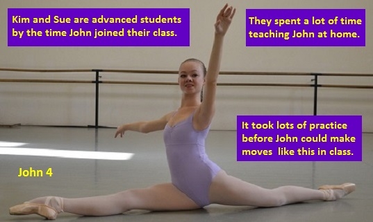 John 1 - 5 - John has always wanted to join his sisters in ballet class., Panties,Leotard,Tights, Feminization,Humiliation,Identity Swap,Sissy Fashion