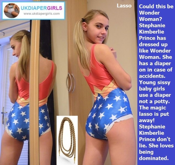 FOUR MORE - I have captioned 4 of my friends in this thread., Supergirl,Wonder Woman,Diaper,Hormones, Adult Babies,Feminization,Identity Swap,Sissy Fashion