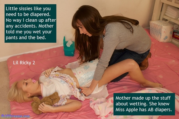 Double Cappie Stories 2 - Five new stories from Baby Butch each one made with 2 captioned images., Lesbian,Makeover,Babysitter,Butt Plug, Adult Babies,Feminization,Identity Swap,Sissy Fashion
