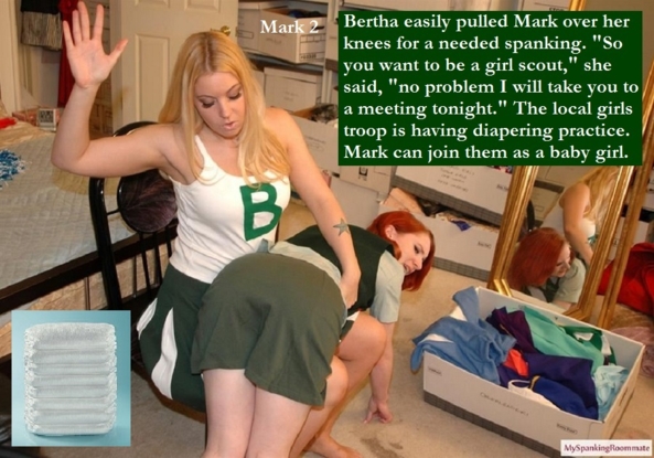 Spanking Theme - New spanking theme cappies with a poll from Baby Butch., Panties,OTK,Dominate,Sissy, Feminization,Identity Swap,Sissy Fashion,Spankings
