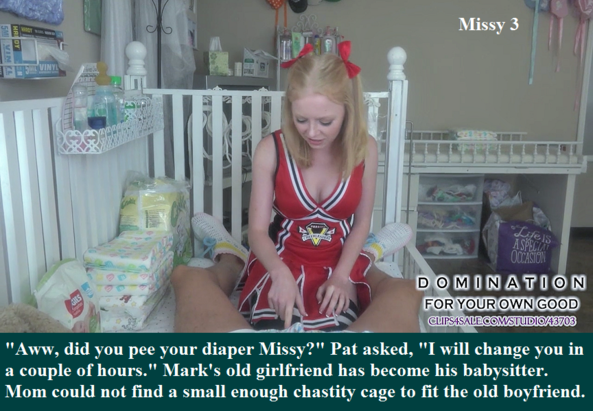 Missy 1 - 3 - More humiliation of sissies who are dominated by females. Bonus cappie Lil Lucy is added., Humiliate,Dominate,Diaper,Sissy, Adult Babies,Feminization,Identity Swap,Sissy Fashion
