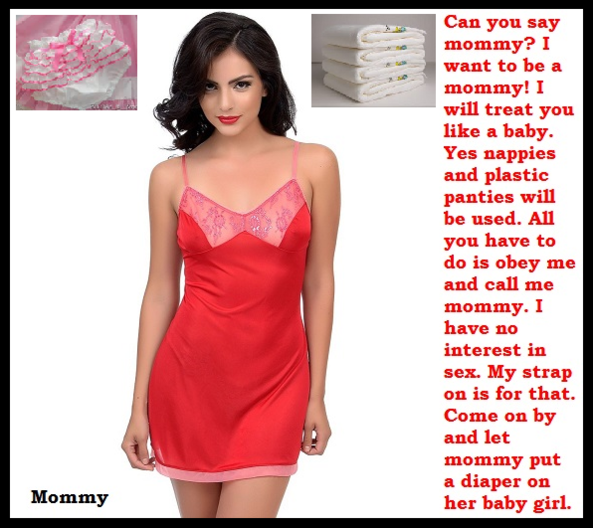 Various Cappies - Various themes and situations are used to make 8 cappies., Diaper,Panty,Dress Up,Mommy,Sissy Maid, Adult Babies,Feminization,Identity Swap,Sissy Fashion