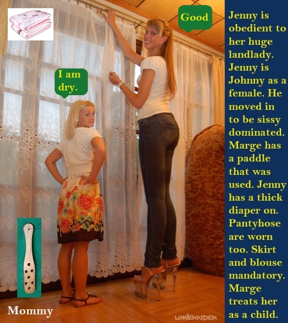Giantess Cappies - When you are with a giantess she is the boss., Diaper,Dominate,Sissybaby,Giantess, Adult Babies,Feminization,Identity Swap,Sissy Fashion