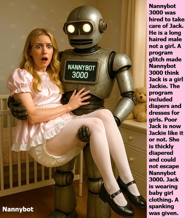 Diaperboys - A boy in diapers dressed like a girl is a sissybaby., Aunt,Sister,Nanny,Nappies, Adult Babies,Feminization,Identity Swap,Sissy Fashion