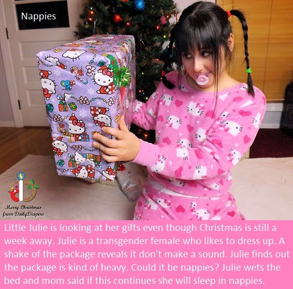 Diapering - Diapering someone may change their behavior for the better. Bonus Christmas cappies added., Nappies,Dominate,Schoolgirl,Christmas, Adult Babies,Feminization,Identity Swap,Sissy Fashion
