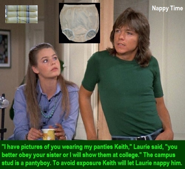 Keith Exposed - Keith and Laurie are adults in college. The sibling rivalry continues, Diaper,Panties,Stud,Sissy, Adult Babies,Feminization,Identity Swap,Sissy Fashion
