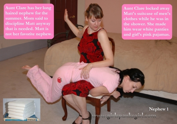 Spanked and Diapered 1 - The first 3 stories for those who would like to be spanked and diapered., Spanked,Diapered,Dominate,Sissybaby, Adult Babies,Feminization,Identity Swap,Sissy Fashion