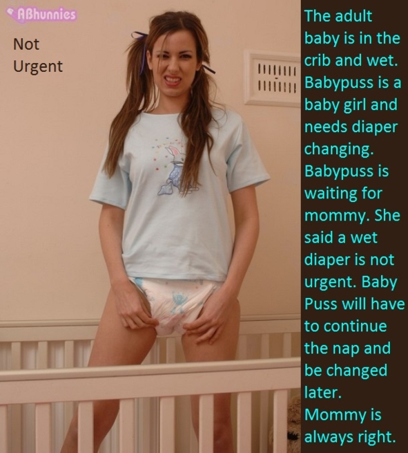 Captioned Again - A few more captions about some Sissy Kiss members., Mommy,Diaper,Nursery,Babied, Adult Babies,Feminization,Identity Swap,Sissy Fashion