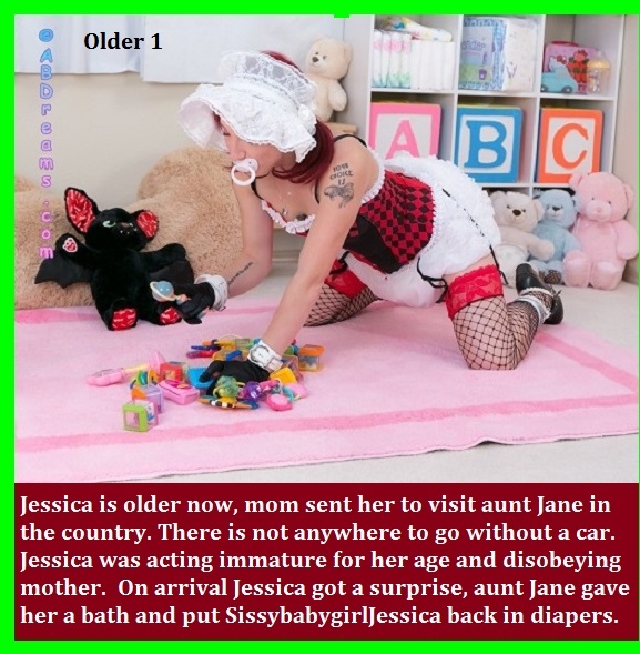 Older 1 - 3 - A large cuddley bear is used to help restrain an adult baby while being diaper punished., Restraints,Gag,Bondage,Diaper,Punishment, Adult Babies,Diaper Lovers,Feminization,Identity Swap