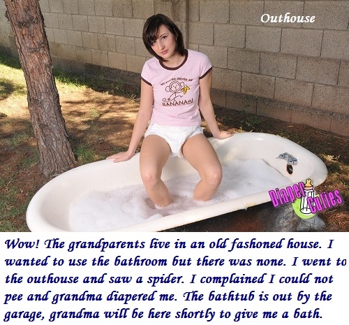 Various Themes 2 - I have posted 10 cappies made with various themes and stories. , Domination,Cross Dress,Diaper, Adult Babies,Feminization,Humiliation,Diaper Lovers