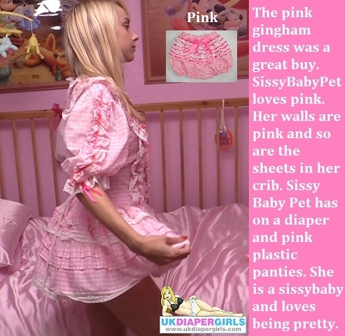New Year 2018 - 1 - I have captioned many of my Sissy Kiss friends already having fun in the new year., Sissy,Sissybaby,Diaper,Panty, Adult Babies,Feminization,Identity Swap,Sissy Fashion