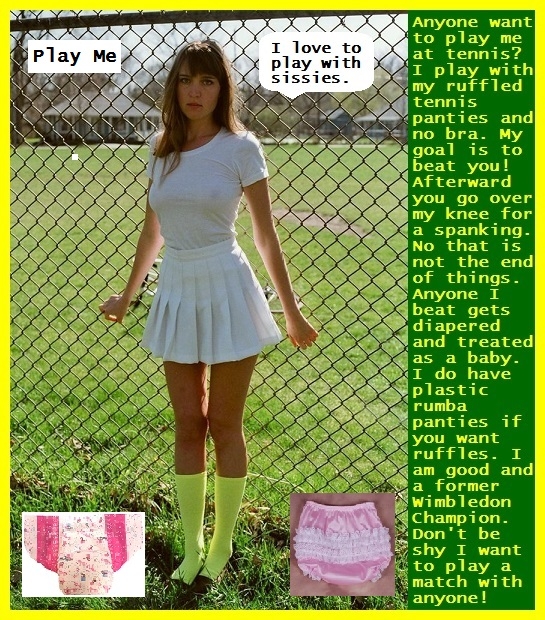 Lucky Sissy - Sometimes a sissy gets lucky and meets a dominant female., Humiliation,Dominate,Diaper,Sissy, Adult Babies,Feminization,Identity Swap,Sissy Fashion