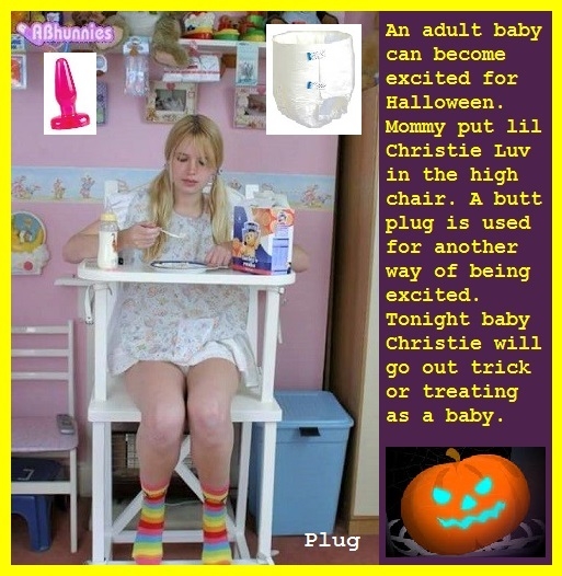 Halloween Captions - I just finished making these Halloween captions. Sorry I could not include more friends but it is getting late., Halloween,Witches,Diapers,Panties, Adult Babies,Feminization,Humiliation,Diaper Lovers