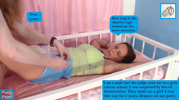 In Diapers - Short and fun Baby Butch cappies about wearing a diaper., Diaper Lover,Stepmom,Chastity,Sissybaby, Adult Babies,Feminization,Identity Swap,Sissy Fashion