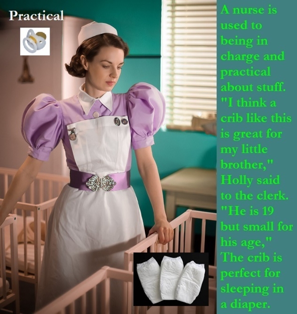 Diaper Ready - You never know if someone has a diaper ready to put on you., Diaper,Aunt,Mom,Nurse, Adult Babies,Feminization,Identity Swap,Sissy Fashion