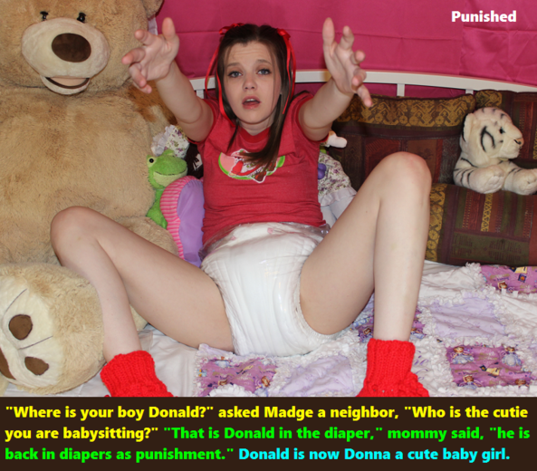 DIAPERED LIFE 2 - You may end up living a diapered life whether you like it or not., Nanny,Mommy,Aunt,Babysitter, Adult Babies,Feminization,Identity Swap,Sissy Fashion