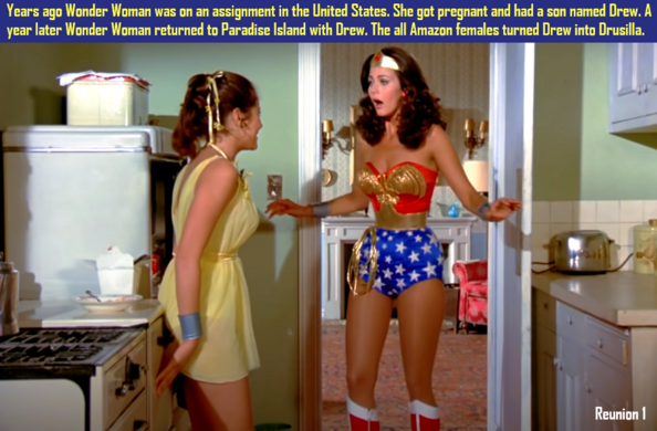 HAPPY NEW YEAR - Celebrating the upcoming new year with Wonder Woman and Drusilla cappies., Sissy,Sissybaby,Nursery,Dominate, Adult Babies,Feminization,Identity Swap,Sissy Fashion
