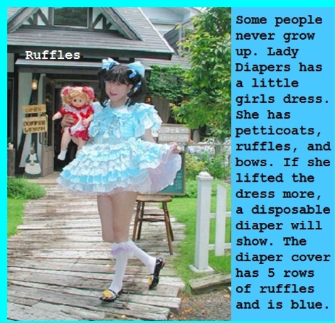 Scrapbook Cappies 11 - I have captioned 8 friends to be under the spotlight in my scrapbook., Sissy,Sissybaby,Panty,Diaper, Adult Babies,Feminization,Humiliation,Diaper Lovers