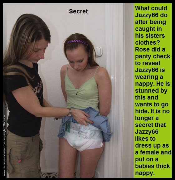 Nappied Adults - There are many nappied adults in the world. Some are on Sissy Kiss and I captioned a few., Nappy,Spank,Sissybaby,Dominate, Adult Babies,Feminization,Identity Swap,Sissy Fashion