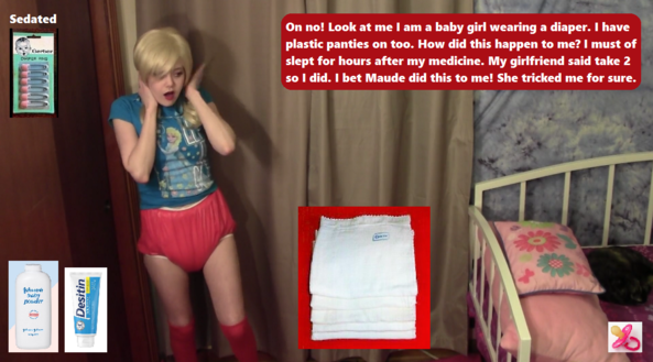 Diapered Littles 2 - Small males with long hair look feminine. As Littles they are often put back in diapers., Grandma,Girlfriend,Sissybaby,Little, Adult Babies,Feminization,Identity Swap,Sissy Fashion