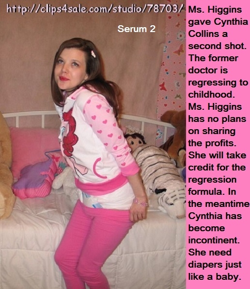 Serum 1 - 6 - A working regression formula is discovered that is made into a serum for injections., Injection,Regress,Diaper,Wetting, Adult Babies,Feminization,Sissy Fashion,Mind Altering