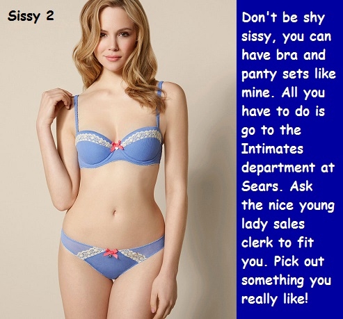 Sissy 1 - 5 - I made five new cappies with a different story for each picture., Sissy,Dominate,Diaper,Bra,Panty, Adult Babies,Feminization,Humiliation,Identity Swap