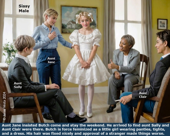 Back With More - A few more cappies about some Sissy Kiss friends., Schoolgirl,Stroller,Dress Up,Wetting,Diaper, Adult Babies,Feminization,Identity Swap,Sissy Fashion,Diaper Lovers