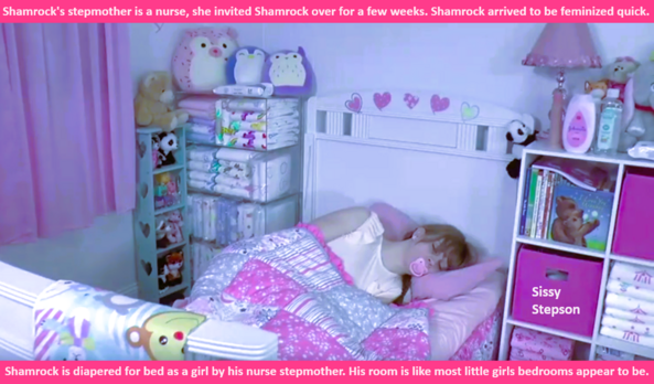 Shamrock Returns - Shamrock is back and has attractive new diaper nurses., Nurse,Diaper,Sissybaby,Patient, Adult Babies,Feminization,Identity Swap,Sissy Fashion