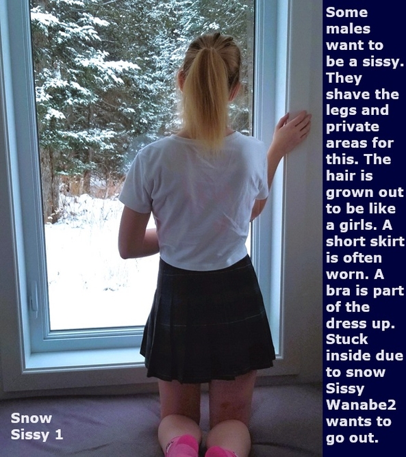 Back With More - A few more cappies about some Sissy Kiss friends., Schoolgirl,Stroller,Dress Up,Wetting,Diaper, Adult Babies,Feminization,Identity Swap,Sissy Fashion,Diaper Lovers