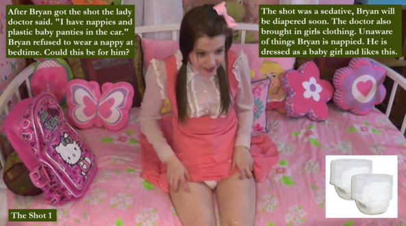Two Stories - Two short stories about becoming a sissybaby., Birthday,Shot,Regression,Bed Wetting, Adult Babies,Feminization,Identity Swap,Sissy Fashion