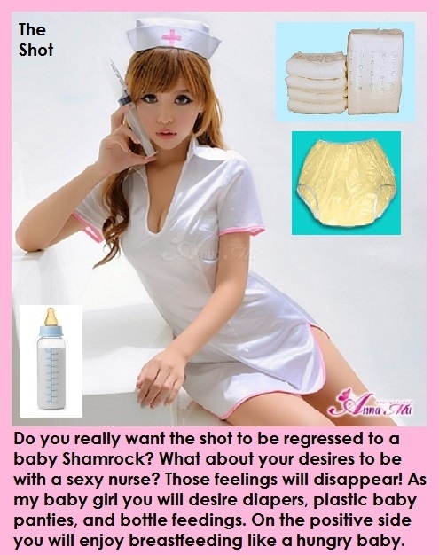 Shamrock Is Back - Shamrock is back at local hospitals and clinics playing sissybaby patient., Nurse,Patient,Diaper,Regress, Adult Babies,Feminization,Identity Swap,Sissy Fashion