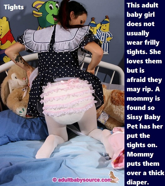 Frilly Plastic Baby Panties - I have captioned SissyBabyPet wearing different pairs of frilly plastic baby panties. Bonus PVC onesie with skirt cappy added., Sissybaby,Lace and Frills,Submissive,Mommy, Adult Babies,Feminization,Identity Swap,Sissy Fashion