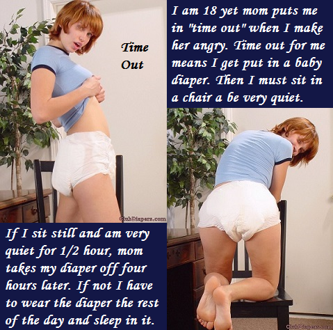 Various Themes 2 - I have posted 10 cappies made with various themes and stories. , Domination,Cross Dress,Diaper, Adult Babies,Feminization,Humiliation,Diaper Lovers