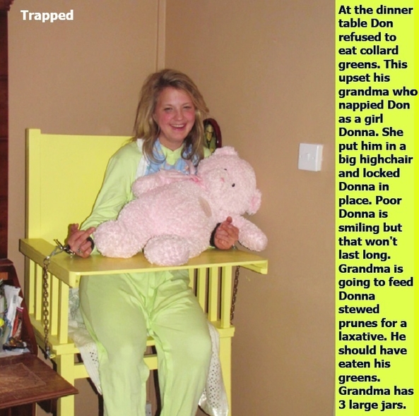 Variety Set - A set of 6 Baby Butch cappies in various themes., Leotard,Breastfeed,Paddle,Chastity, Adult Babies,Feminization,Identity Swap,Sissy Fashion