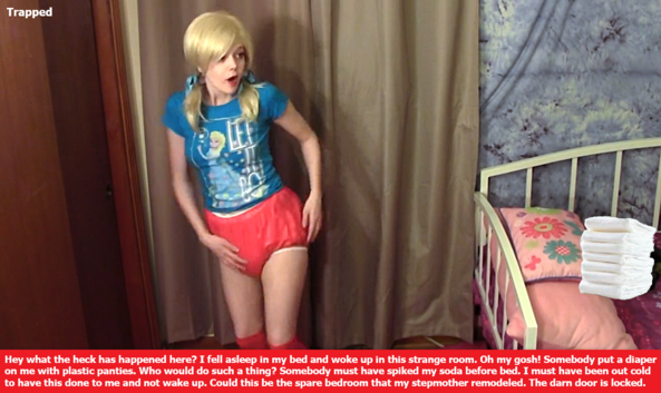 HAPPY NEW YEAR - I am wishing everyone a happy new year with some new cappies., Diaper,Dominate,Sissy,Sissybaby,Wetting, Adult Babies,Feminization,Identity Swap,Sissy Fashion,Holiday