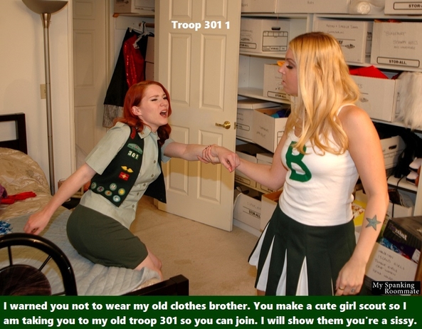 Double Cappie Stories 2 - Six new stories from Baby Butch each one made with 2 captioned images., Spanking,Babying,Dominate,Sissybaby, Adult Babies,Feminization,Identity Swap,Sissy Fashion